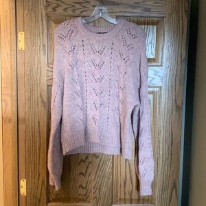 AE cropped pink sweater, never worn